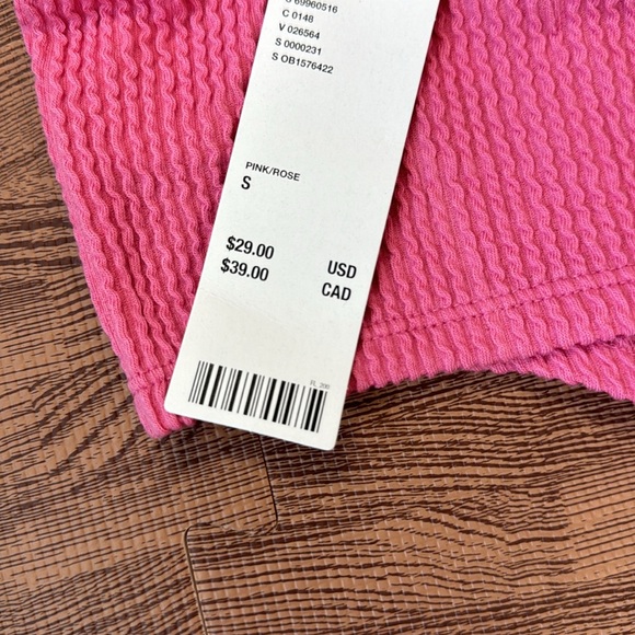 URBAN OUTFITTERS PINK TANK TOP SIZE SMALL *NEW WITH TAGS* - Picture 4 of 4